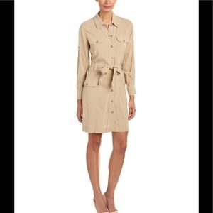 Size 6 Tan Dress Worn one time GUC